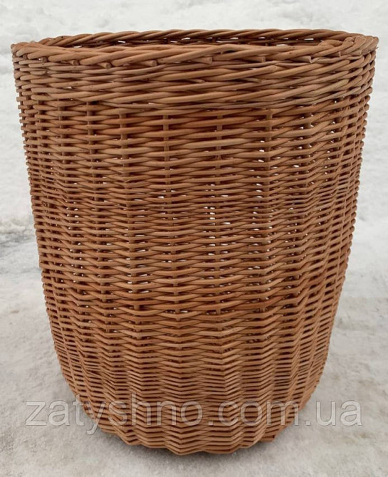 Кошик високий з лози Київ - фото 3