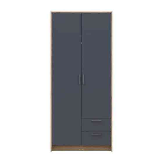 Шкаф для одежды Doros Ронди Дуб Артизан/Графит 2ДСП 82х52х195 DRS-011657 (80737804) Львов