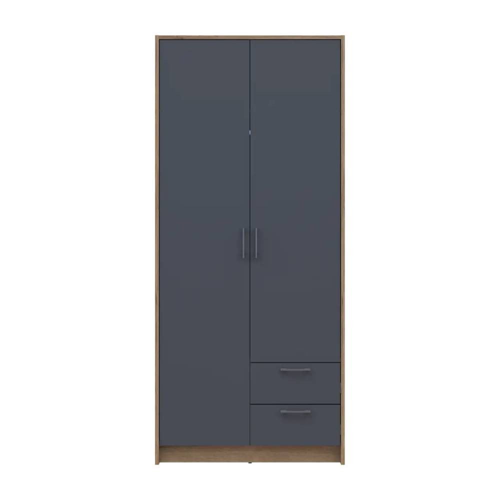 Шкаф для одежды Doros Ронди Дуб Артизан/Графит 2ДСП 82х52х195 DRS-011657 (80737804) Львов - изображение 4