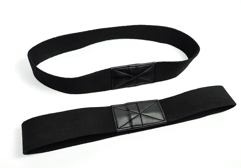 Лямки атлетичні EasyFit для турніка та поперечини чорні Коломыя - изображение 2