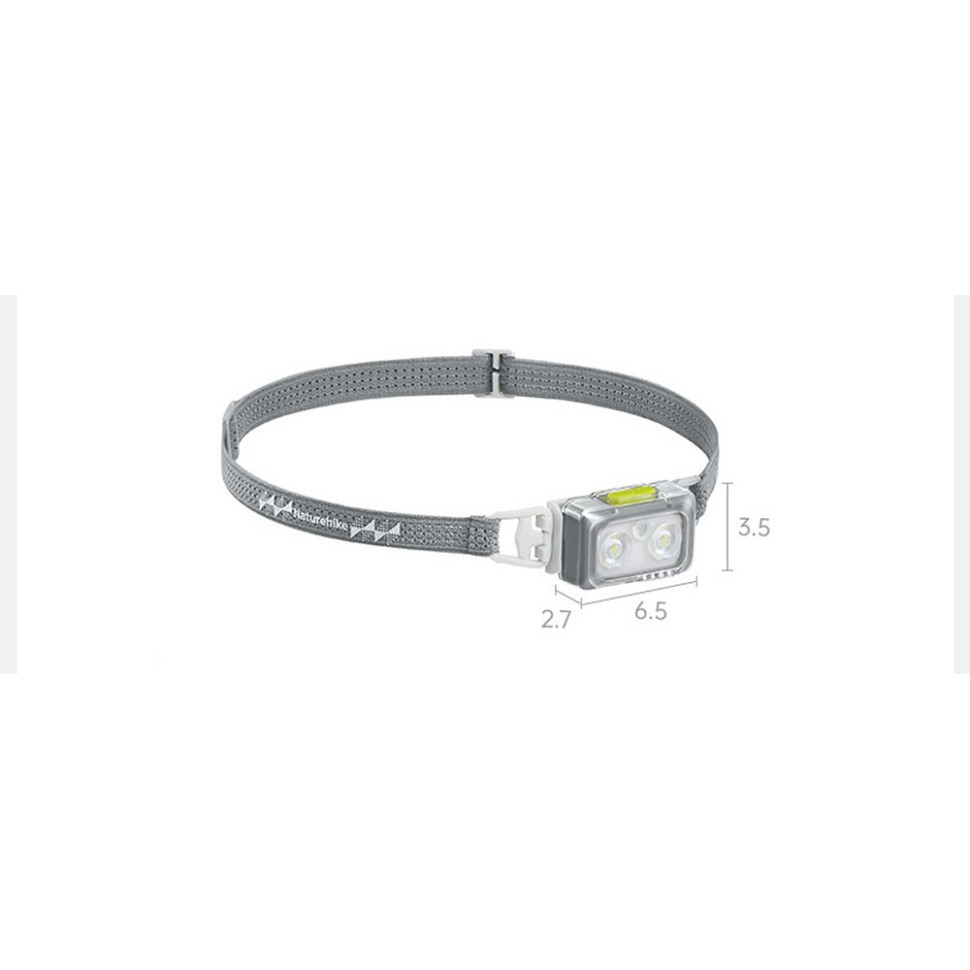Фонарь налобный Naturehike CNK2550ZM011, серый Киев - изображение 2