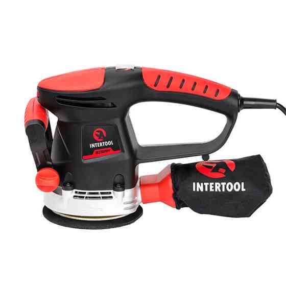 Шліфмашина ексцентрикова, 0,48 кВт, 4000-14000 об/хв, 125 мм, хід ексцентрика 2,3 мм, STORM INTERTOOL WT-0542 Київ