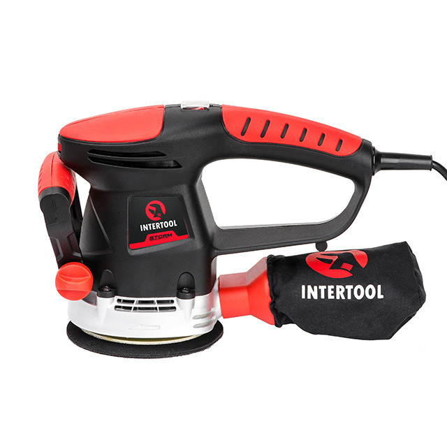 Шліфмашина ексцентрикова, 0,48 кВт, 4000-14000 об/хв, 125 мм, хід ексцентрика 2,3 мм, STORM INTERTOOL WT-0542 Київ - фото 2