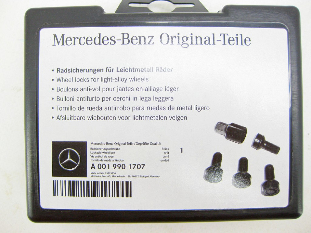 Mercedes-Benz  A0019901707 Набір секретних ступичних болтів M14 x 1.5 x 45 мм GLC Coupe C253 GLC X253 E-class W213 E-class S213 Одеса - фото 2
