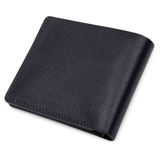 Кожаное мужское стильное портмоне GRANDE PELLE 11552 Синий Киев