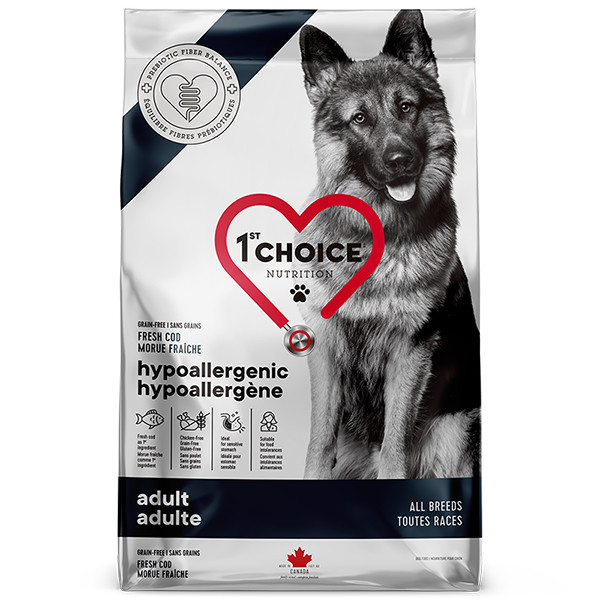 1st Choice Adult Hypoallergenic Cod ФЕСТ ЧОЙС ГІПОАЛЛЕРГЕННИЙ ТРІСКА сухий дієтичний беззерновий корм для собак Київ - фото 1