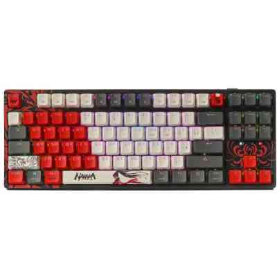 Клавиатура A4Tech Bloody WS87 Naraka Wireless/Bluetooth Black/Red (4711421001113) Винница