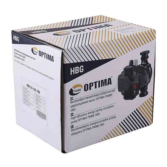 Насос циркуляционный энергосберегающий Optima PRIME HBG 25-105AUTO 180мм (000027880) Киев