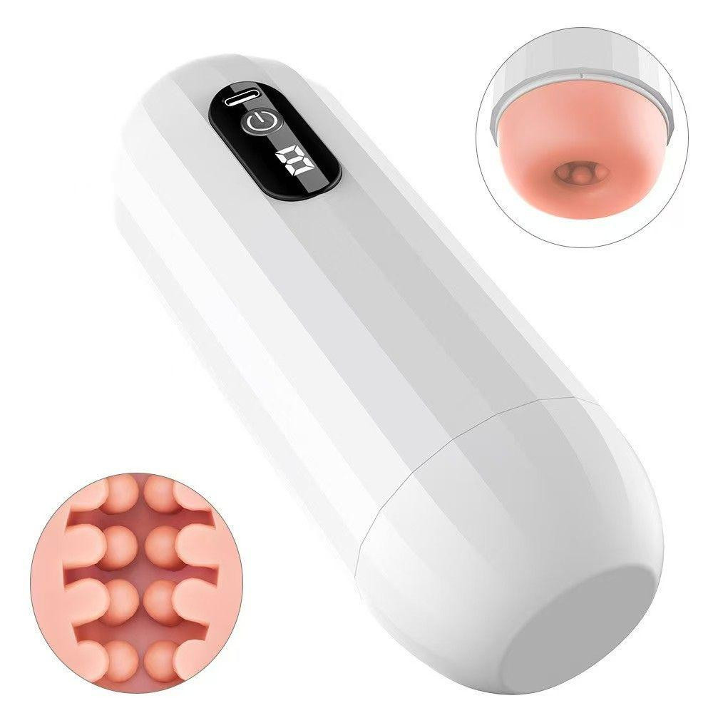 Чоловічий мастурбатор Pulse Grip Boss Series з вібрацією, 18,7 см Sex Aura Київ - фото 3