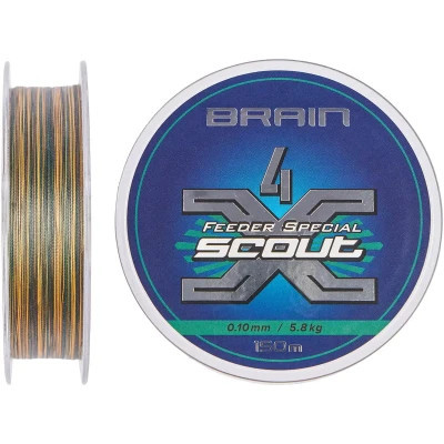 Шнур Brain fishing Scout 4X 150m (camo) 0.080mm 4.4kg (1858.54.79) Вінниця - фото 2