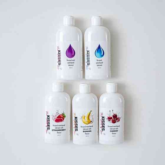 Лубрикант на водній основі Kisses Вишня 200 мл. – Інтимне мастило Вінниця