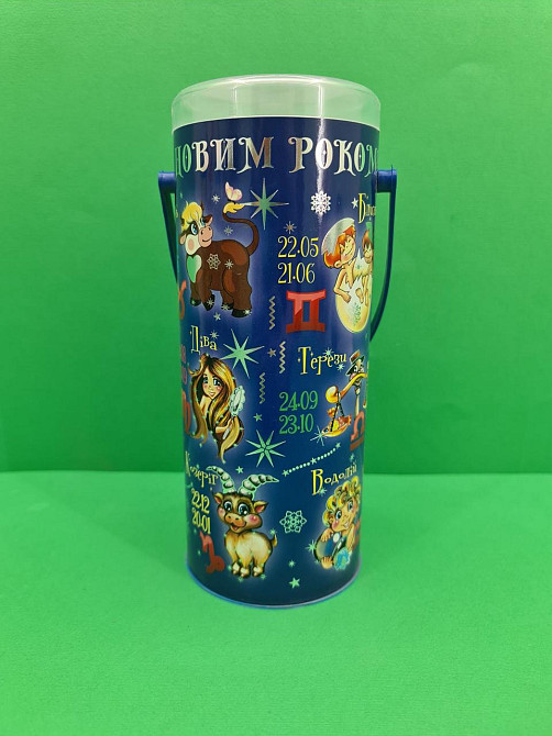 Тубус под конфеты  средний /Гороскоп(d-87*260mm) (1 шт) Харьков - изображение 1