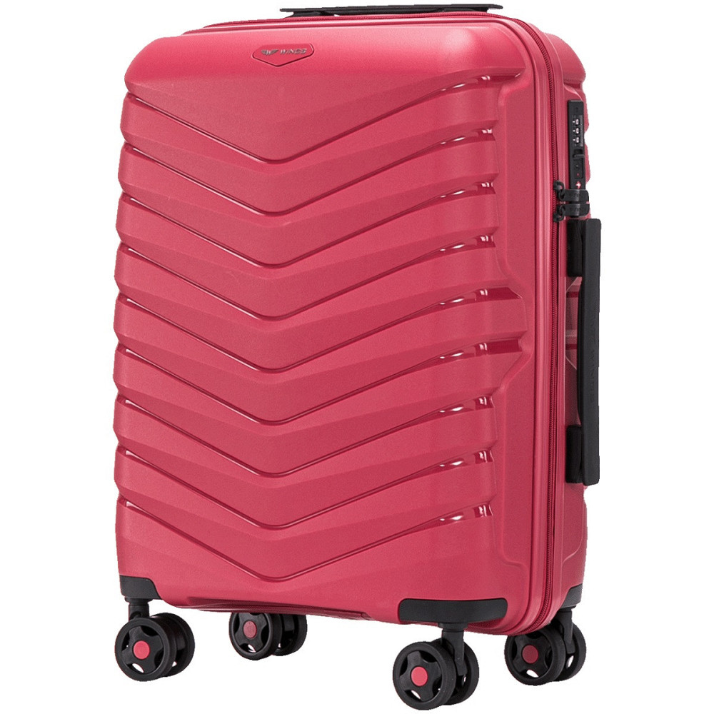 Валіза поліпропіленова WINGS PHX01 мала 55 см червона Київ - фото 1
