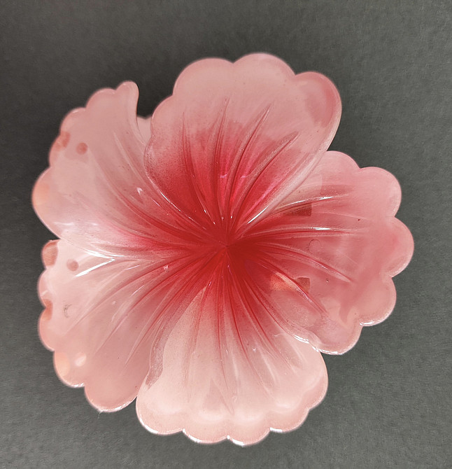 Заколка-крабік квітка Червоний Смела - изображение 1