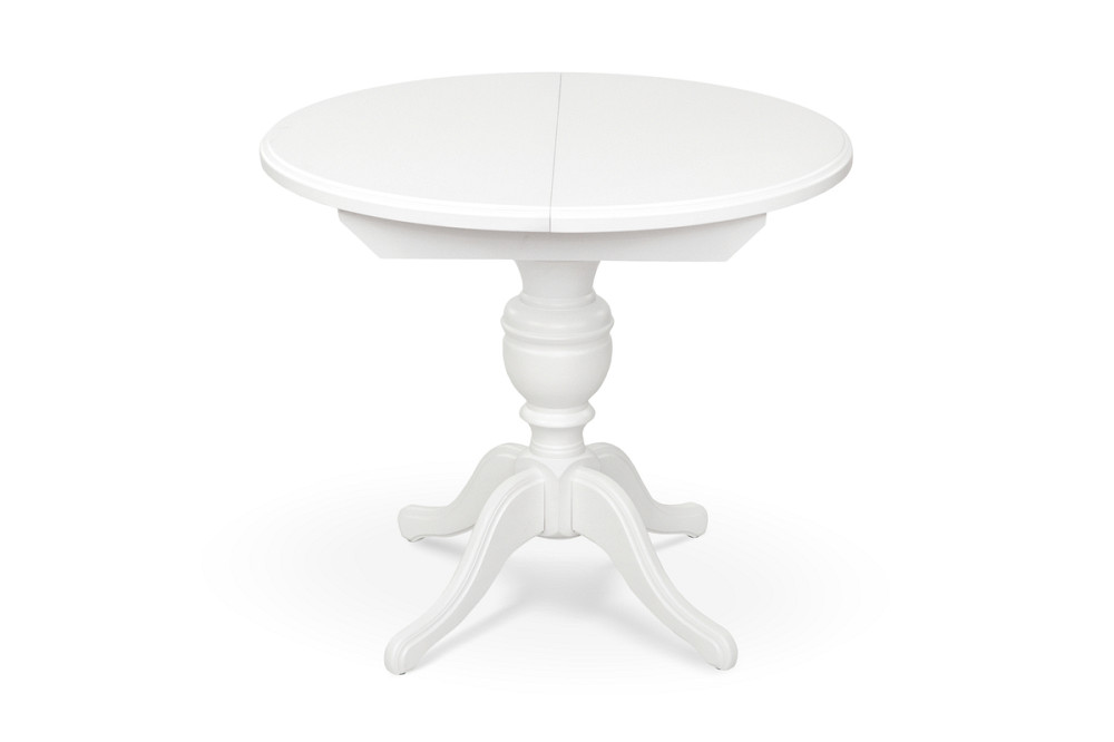 Стіл обідній Гермес Д=89 ( +38 ), білий Киев - изображение 1