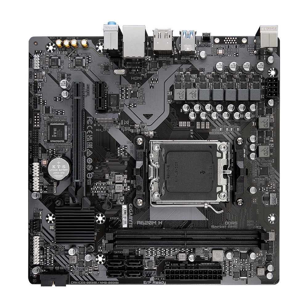 Материнська плата Gigabyte A620M H Socket AM5 без Bluetooth Харьков - изображение 4