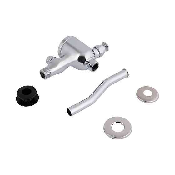 Пісуар підвісний Qtap Crow з краном-дозатором 390х330х660 White QT0588112HW Київ