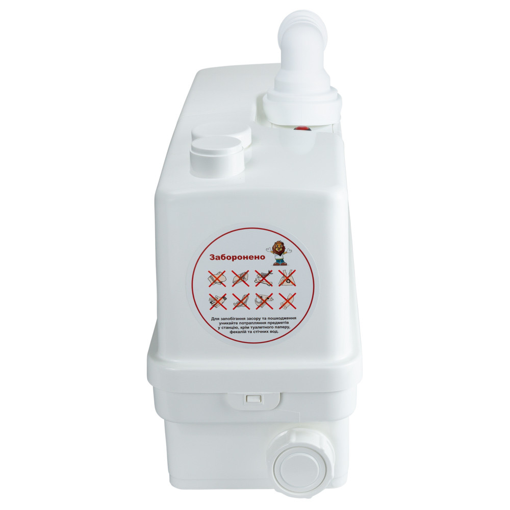 LEO Станция канализационная 0.6кВт Hmax 8.5м Qmax 110л/мин 3 входа LEO 3.0 WC601С (776918) Киев - изображение 6