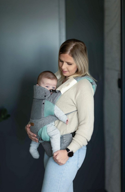 Сумка-кенгуру FreeON Easy Move 3 в 1, mint-grey Київ - фото 2
