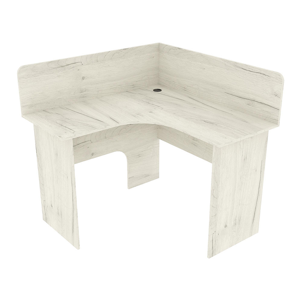 Стол угловой ОСК-3, Дуб Крафт Білий, 1100/1100/1060 Львов - изображение 1