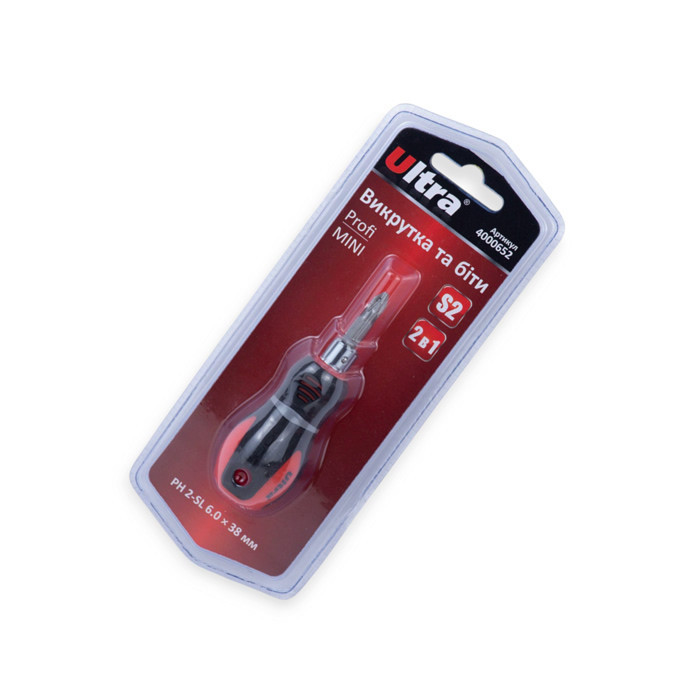 Отвертка 2-х сторон. 5 х 30 мм короткая Ultra Мукачево - изображение 5