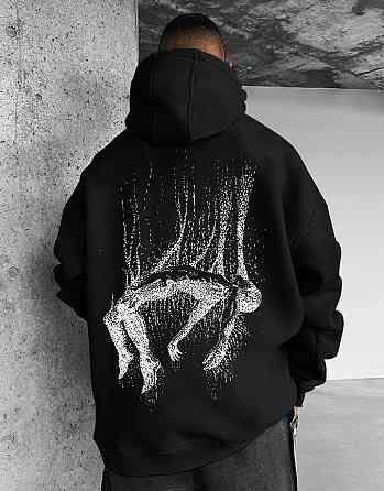 Худі, чорна толстовка чоловіча, світшот 2702806483 розмір 48 Дніпро