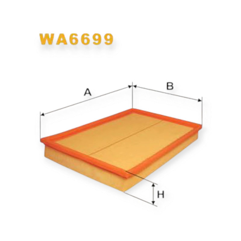 Фільтр Опель Комбо 1,4-1,6i 01- повітряний Мукачево - фото 1