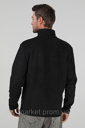 Кофта флісова на блискавці Ray Basic чоловіча чорна (U0501M-Black) 3XL Київ - фото 3