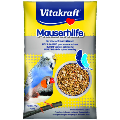 Витамины для птиц Vitakraft Mauserhilfe для волнистых и экзотических попугаев 20 г (во время линьки) (4008239213112) Винница - изображение 1