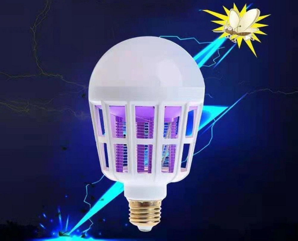 Светодиодная лампа от комаров 2 в 1 от сети Е27 6500 К Киев - изображение 4