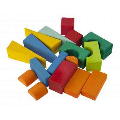 Конструктор Nic деревянный Тоскана с тележкой 17 эл. (NIC523316) Винница