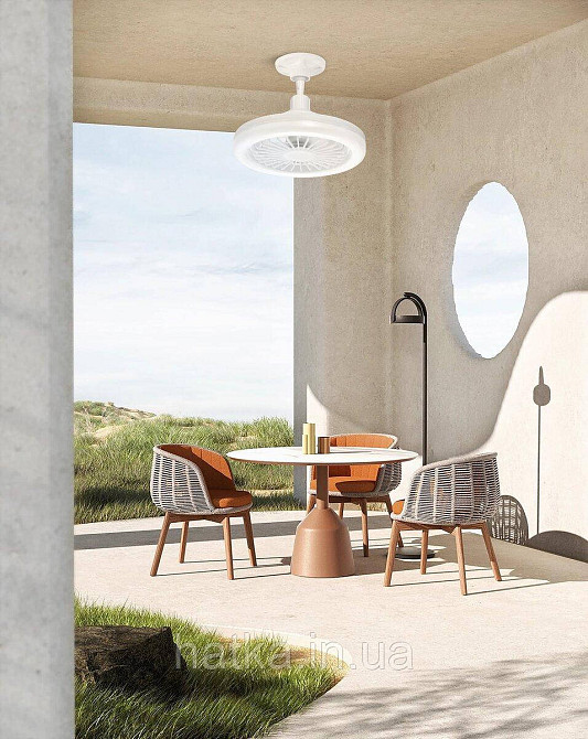 Светодиодная люстра-вентилятор 2H-010, Белый Киев - изображение 2