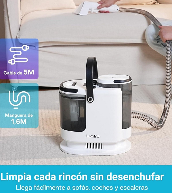 Мийний багатофункціональний пароочисник м'якої мебелі,авто, котро1700w. Харків - фото 5