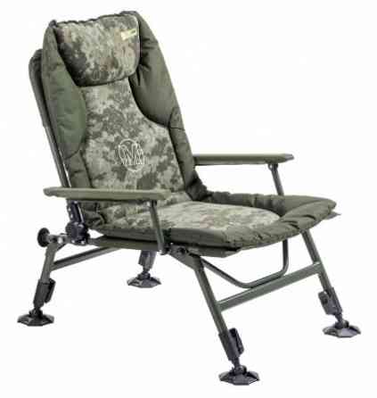 Коропове Крісло для риболовлі посилене до 130 кг Mivardi "Chair CamoCODE Arm" (M-CHCCA) Нововолинськ