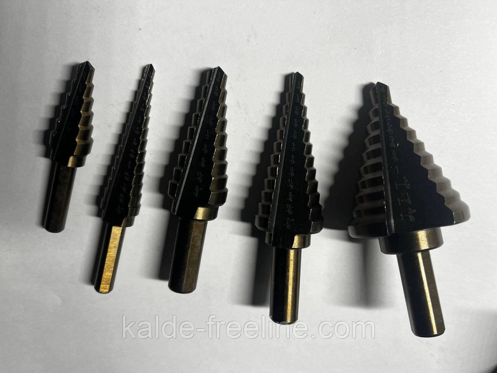 Набір ступінчатих свердл з титановим покриттям Харків - фото 2