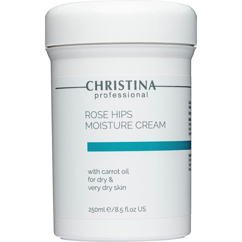 Зволожувальний крем з олією шипшини та моркви для сухої шкіри Christina Rose Hips Moisture Cream 250 мл Дніпро - фото 1
