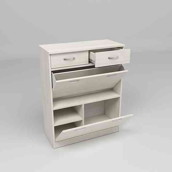 Тумба для обуви №4, Дуб Шамоні Світлий, 800/350/1010 Львов