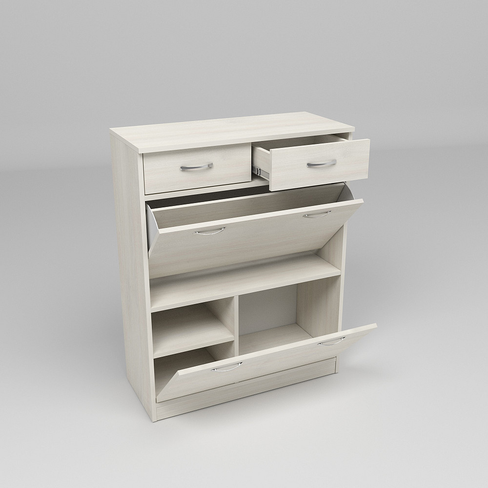 Тумба для обуви №4, Дуб Шамоні Світлий, 800/350/1010 Львов - изображение 4