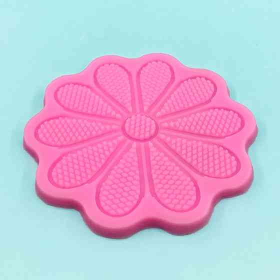 Молд силиконовый Цветок 97 мм розовый Киев