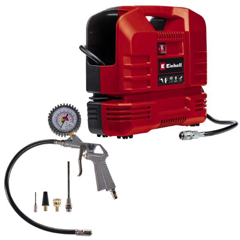 Мощный компрессор Einhell TC-AC 190 OF Set : 1100 Вт, 3750 об/мин, макс.производительность (4020660) Киев - изображение 2