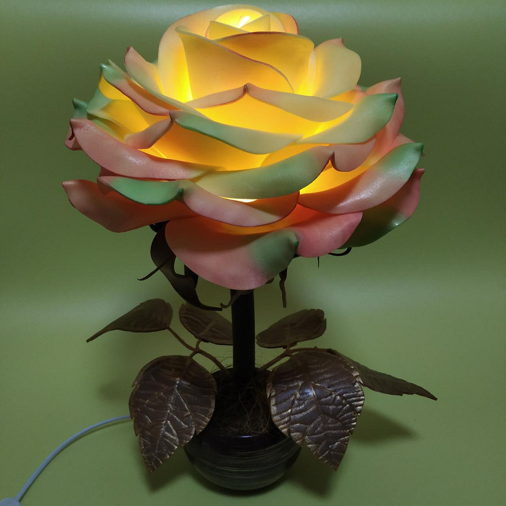 Світильник-нічник "Райдужна троянда" Дніпро - фото 6