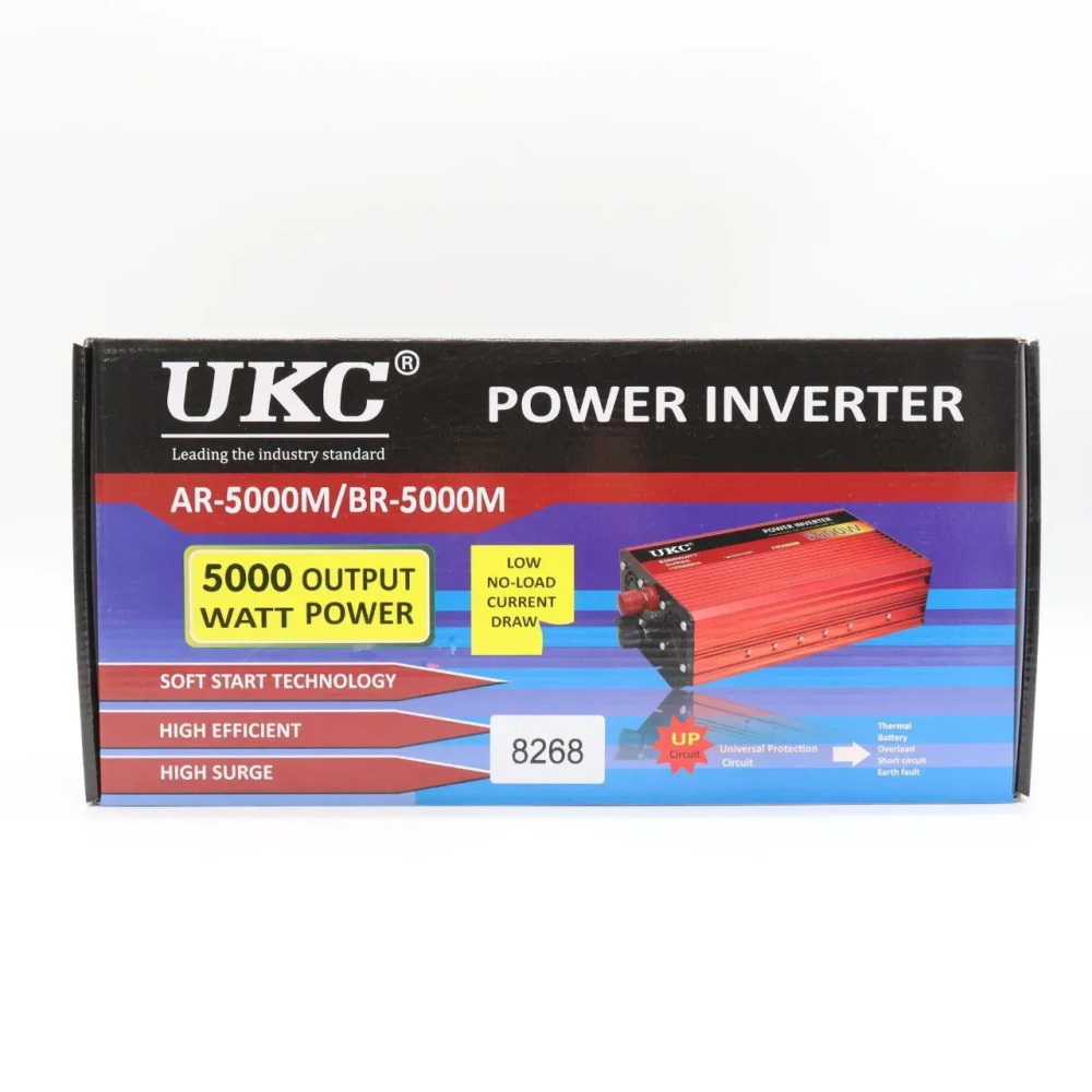 Инвертор преобразователь напряжения UKC AR-5000M BR-5000M AC/DC 12V-220V 5000W Винница - изображение 9