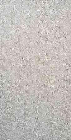 Шпалери вінілові на флізеліні AdaWall Signature1.06х10 під штукатурку структурні біло молочні зі сріблом Київ