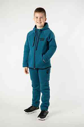 Спортивный костюм,  для мальчика, 100% хлопок, начес, трехнитка топ Крохатушка одяг 122 Киев