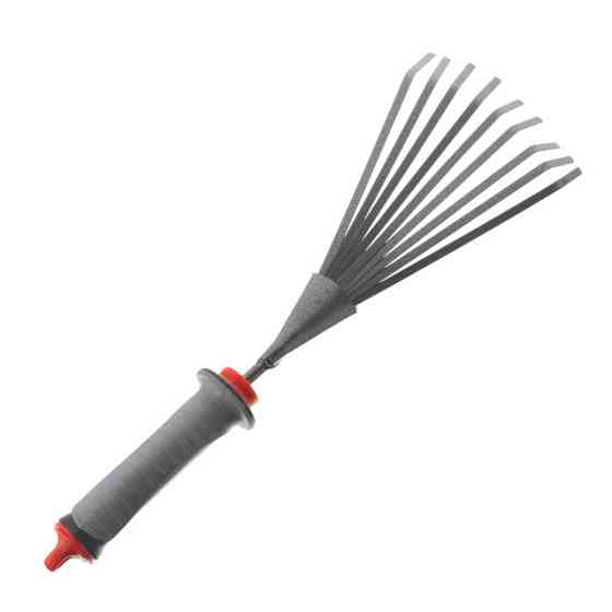 Грабли веерные садовые 230 мм*100 мм с комбинированной рукояткой INTERTOOL FT-0023 Киев