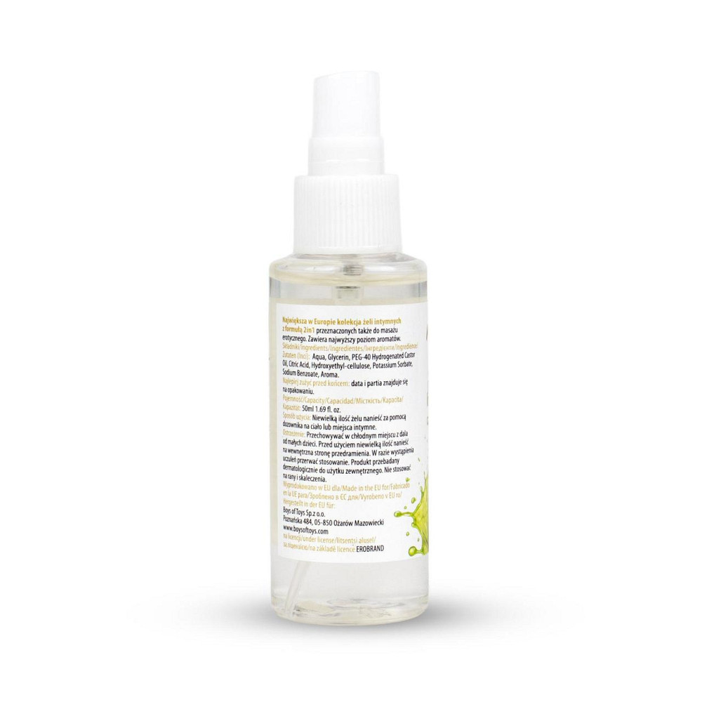 2в1 лубрикант та масажний гель - MyLove Aroma Series Intim&Massage Green Apple, 50 мл Sex Aura Київ - фото 4