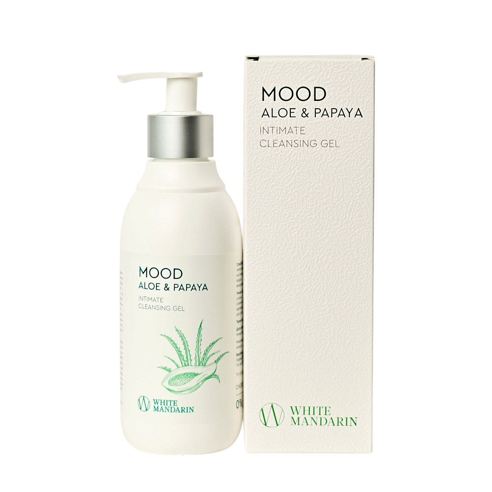 Гель для интимной гигиены Алоэ Папая Mood ALOE & PAPAYA White Mandarin 280 мл Киев - изображение 6