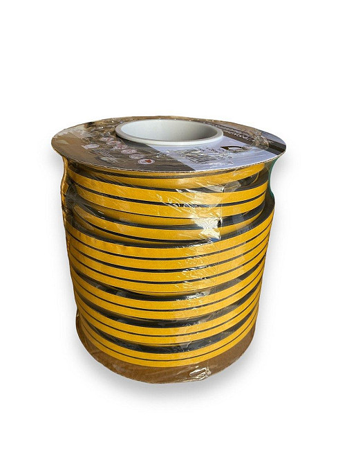 Уплотнитель самоклеящийся Sanok Rubber тип D 10х12 мм, 50 м (коричневый) Польша Харьков - изображение 2