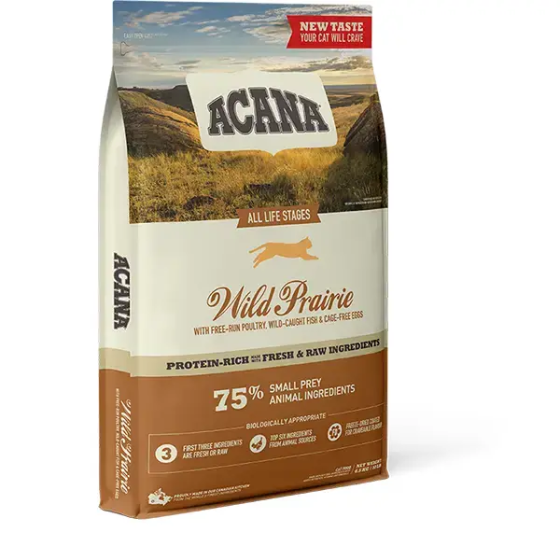 Acana Wild Prairie Cat & Kitten (Акана Вайлд Прерія Кет енд Кіттен) сухий корм для котят і котячих котів усіх порід 0.34 кг. Запоріжжя