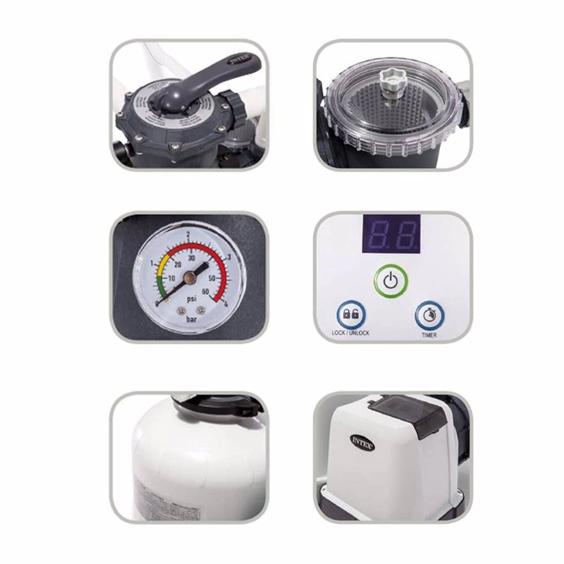 Песочный фильтр-насос Intex 26652, 12000 л/ч Винница - изображение 3